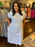 Sweet Tea Striped Dress - Plus