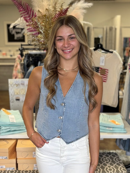 Sundown Denim Vest