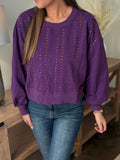 Main Street Mardi Gras Sweater