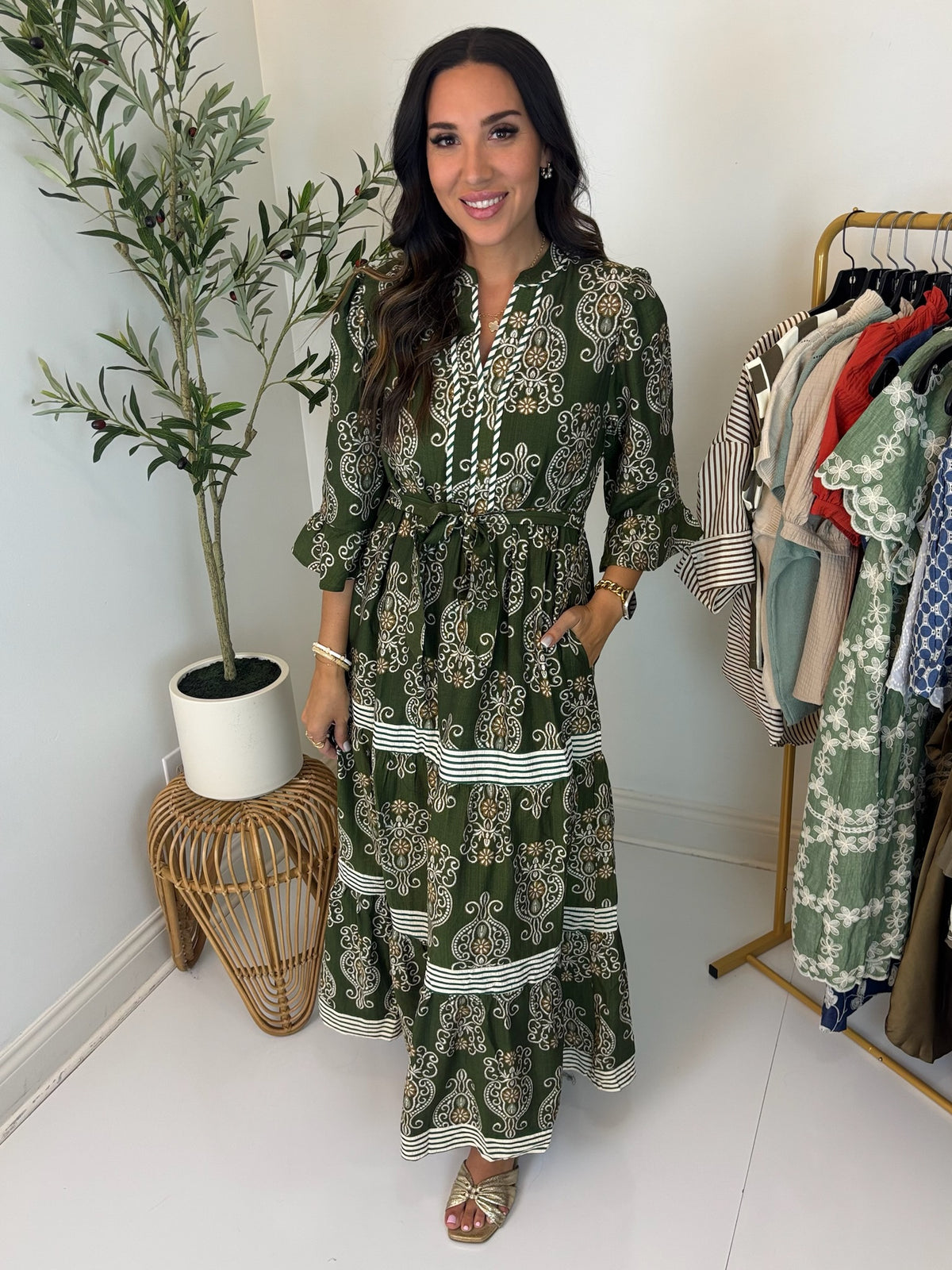 Whispering Pines Maxi Dress