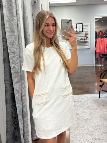 Socialite Tweed Dress