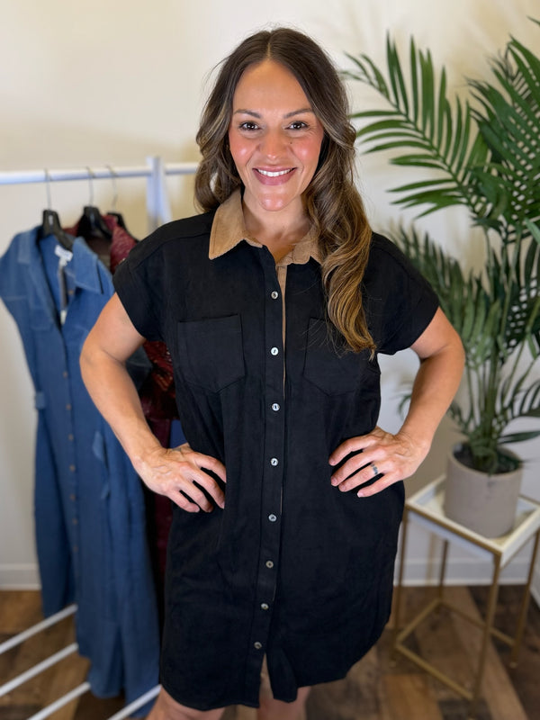 Class Act Shirt Dress