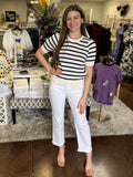 Spring Feeling Scallop Trim Top