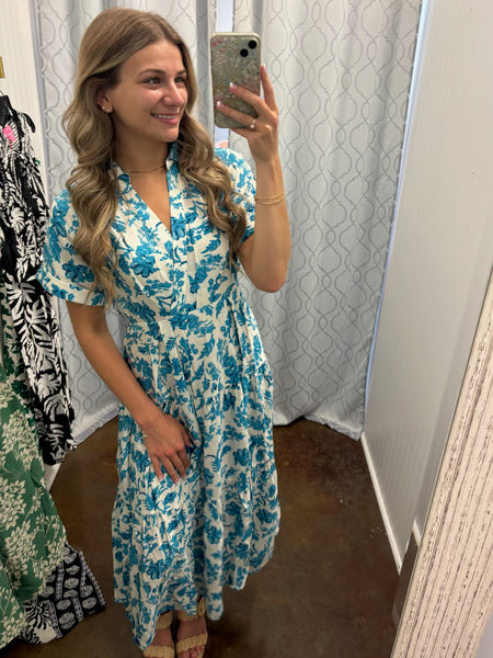 Floral Delight Midi Dress