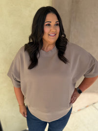 Off Duty Ribbed Top - Plus