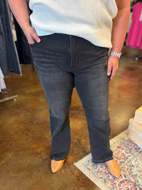 Marissa Straight Leg Release Hem Jean - Risen (Plus)