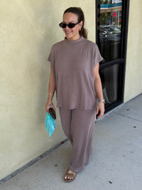 Refined Routine Ribbed Set