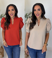 Rustling Leaves Textured Top