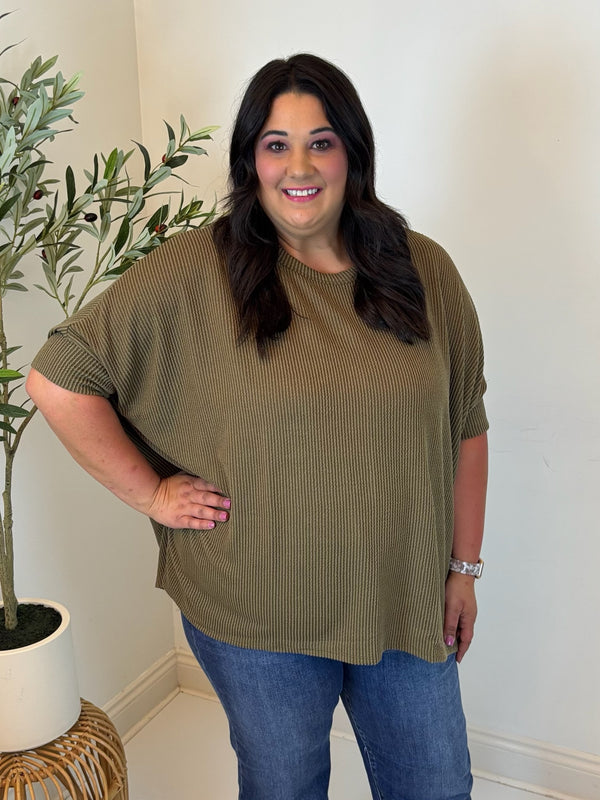 Serene Mood Knit Top - Plus