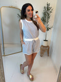 Easy Does It Striped Romper
