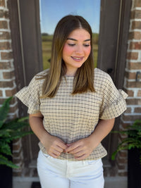 Pretty Little Plaid Top