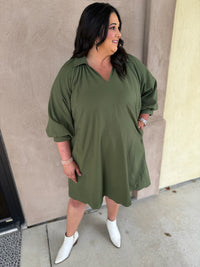 Easy Elegance Mini Dress - Plus