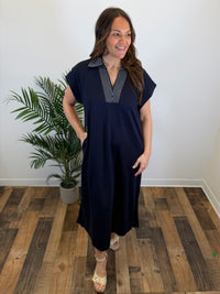 Seaside Stitch Midi Dress