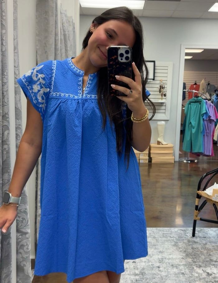 Ember Embroidered Dress