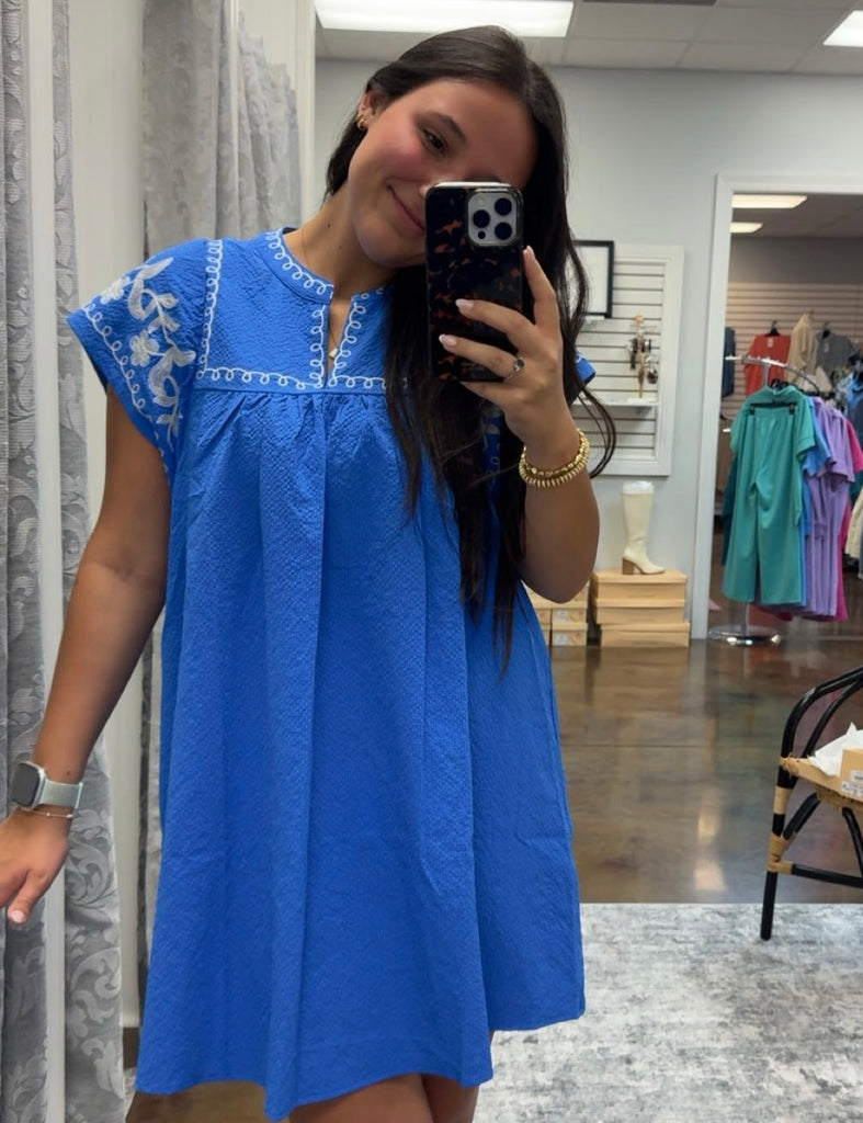 Ember Embroidered Dress