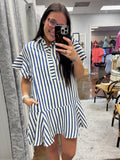 Set Sail Striped Dress