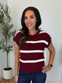 September Stroll Striped Top