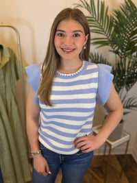 Subtle Charm Striped Top
