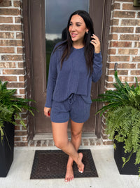 Stay Awhile Ribbed Set