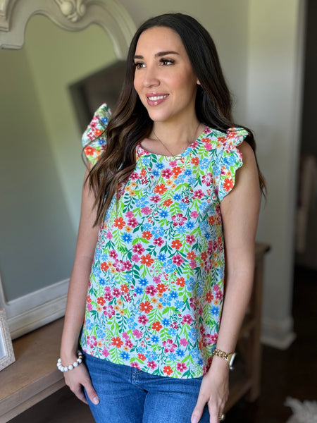 Sweet Retreat Floral Top