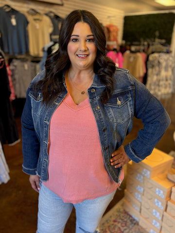 Jen Denim Jacket - Risen (Plus)