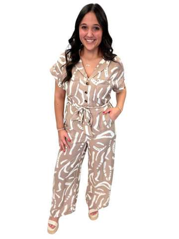 Go Girl Ruched Jumpsuit