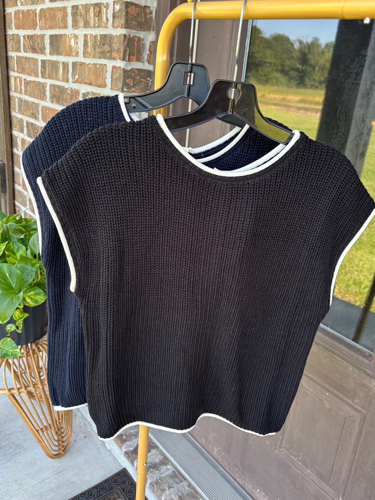Barcelona Bound Button Back Top