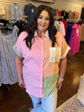Creative Spark Color Block Top - Plus