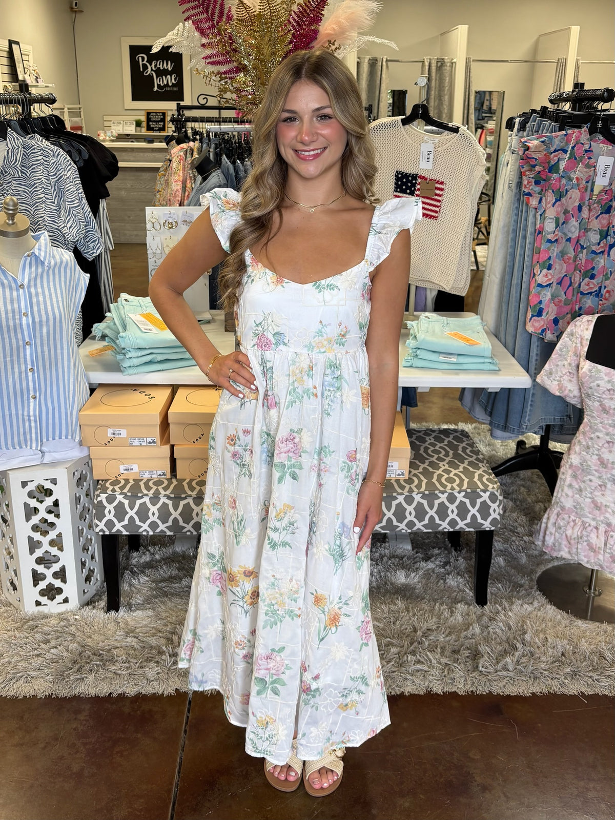 Meadow Muse Midi Dress