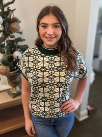 Mistletoe Magic Mock Neck Sweater