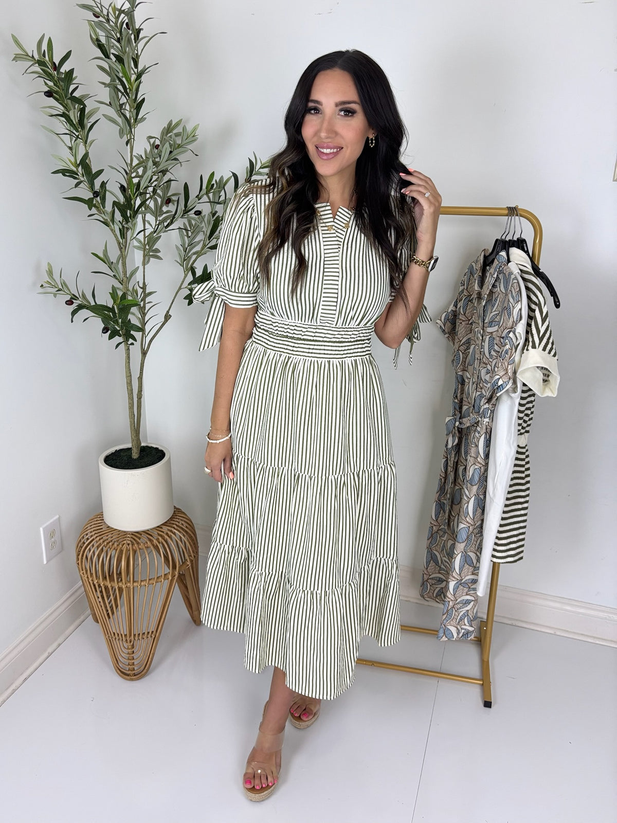 Selene Striped Dress