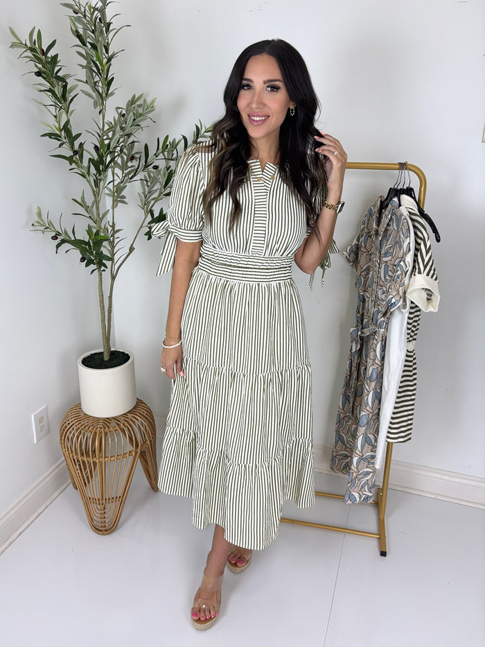 Selene Striped Dress