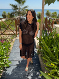 Open Seas Knit Cover-Up