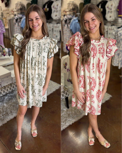 Romance Me Mock Neck Dress