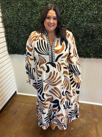 Sienna Horizon Maxi Dress - Plus