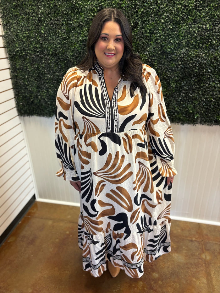 Sienna Horizon Maxi Dress - Plus