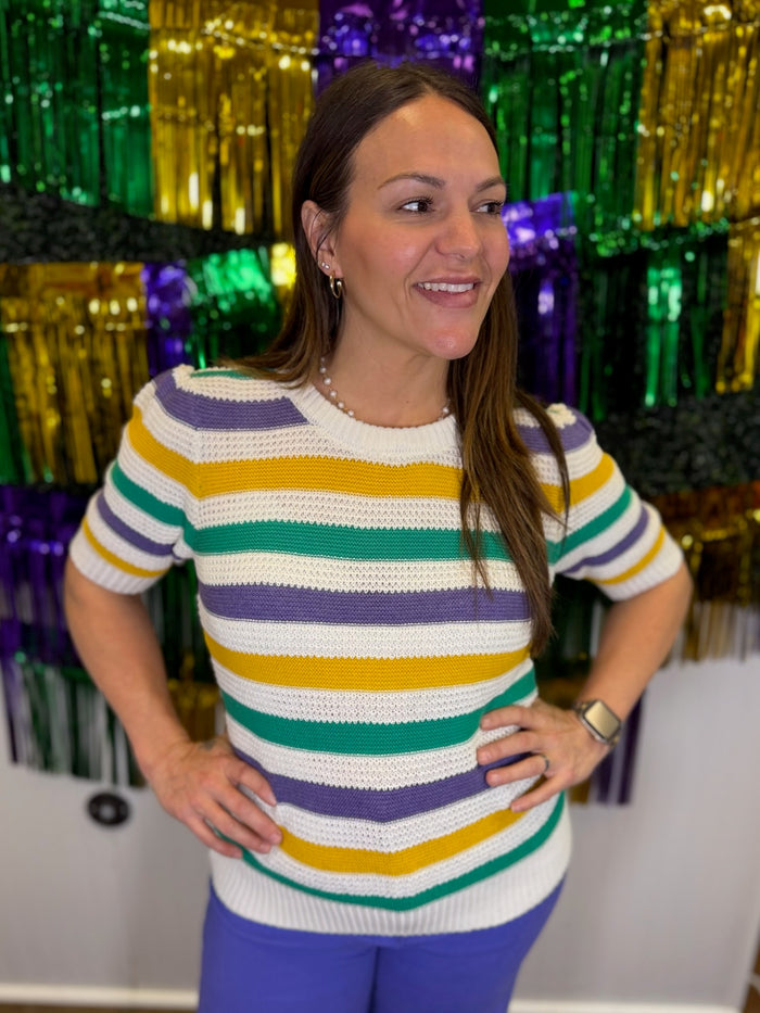 French Quarter Striped Top