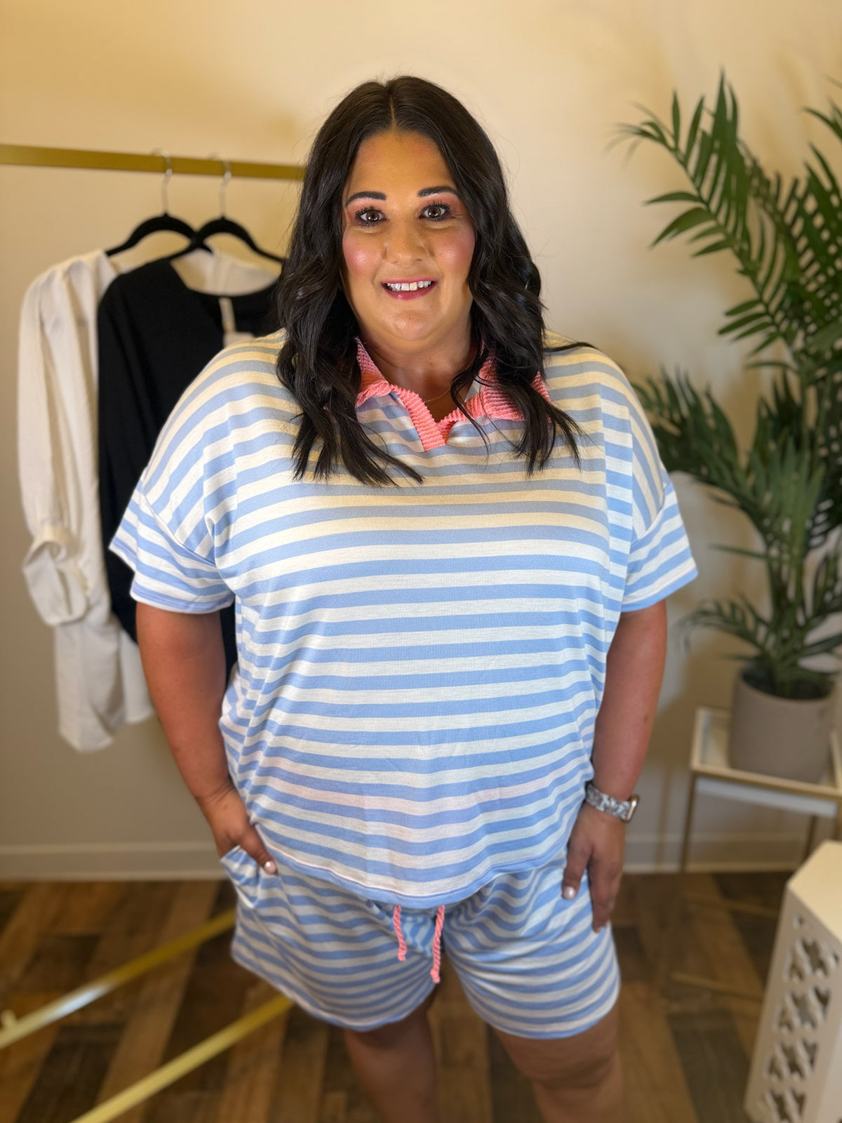 Poolside Pop Striped Set