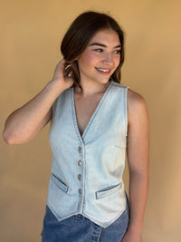 Urban Edge Denim Vest