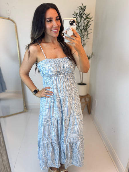 Art House Abstract Print Dress