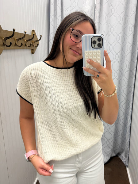 Barcelona Bound Button Back Top