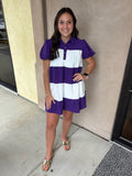 Call the Shots Striped Dress