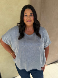 Classic Lines Ribbed Top - Plus