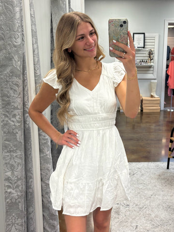Simple and Clean Mini Dress
