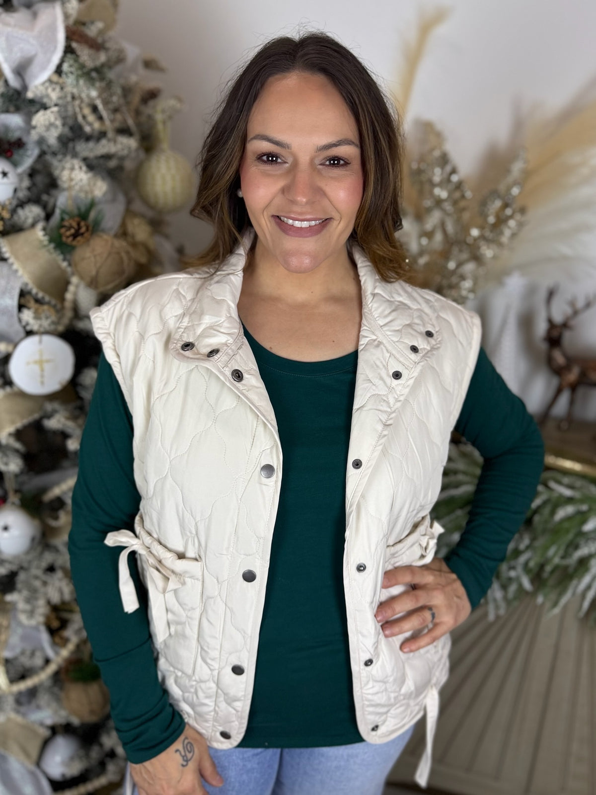 Winter Cloud Quilted Vest