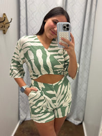 Palm Paradise Romper