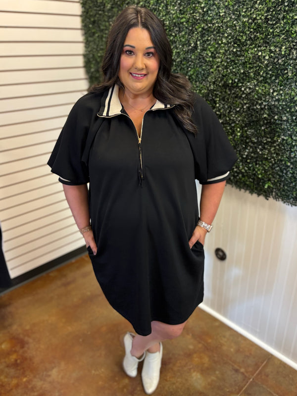 Modern Comfort Puff Sleeve Dress - Plus