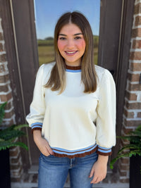 Sweetly Styled Ruffled Sweater