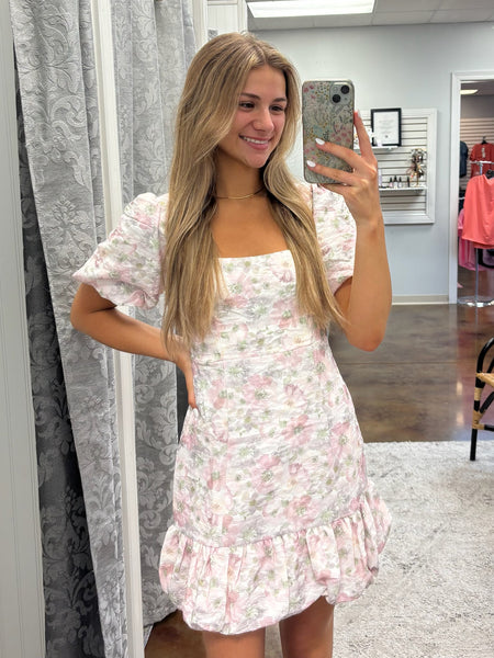 Butterfly Feeling Floral Dress