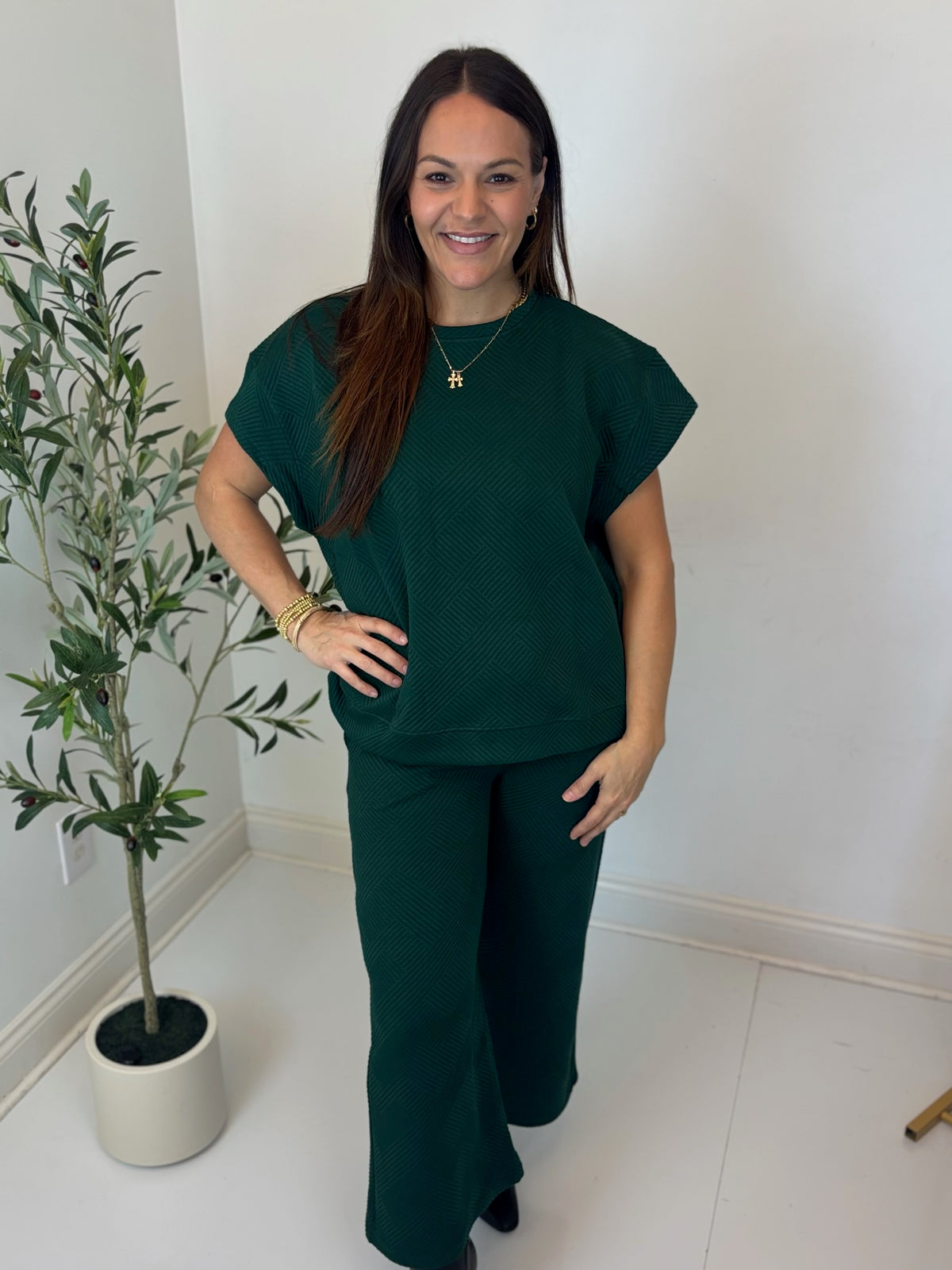 Structured Flow Pant Set